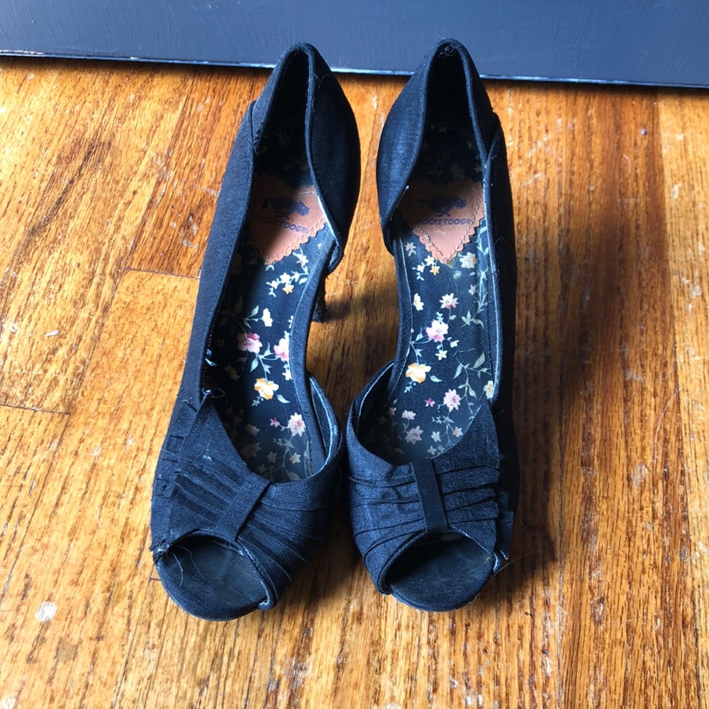 Black high heels